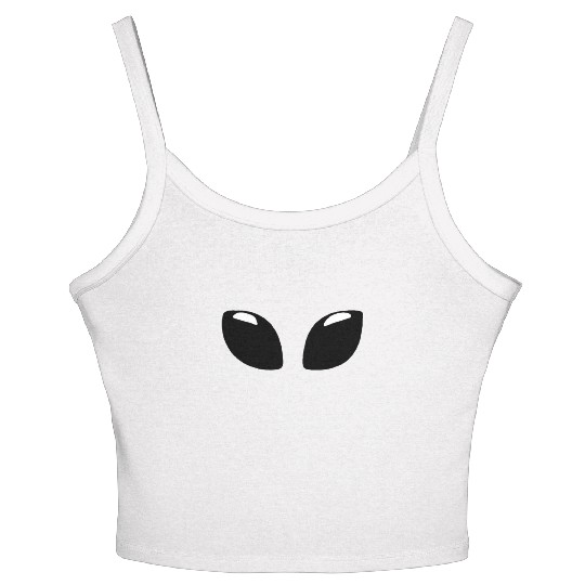 Alien Galaxy Ufo Extraterrestrial Spaceship space Women's Spaghetti Strap Tank Top