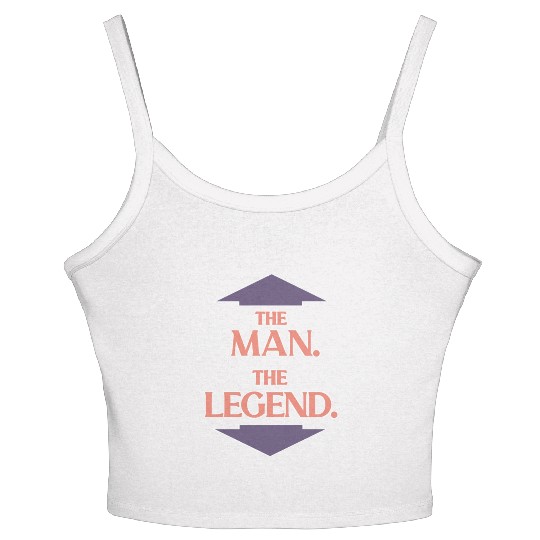 The man the legend Women's Spaghetti Strap Tank Top