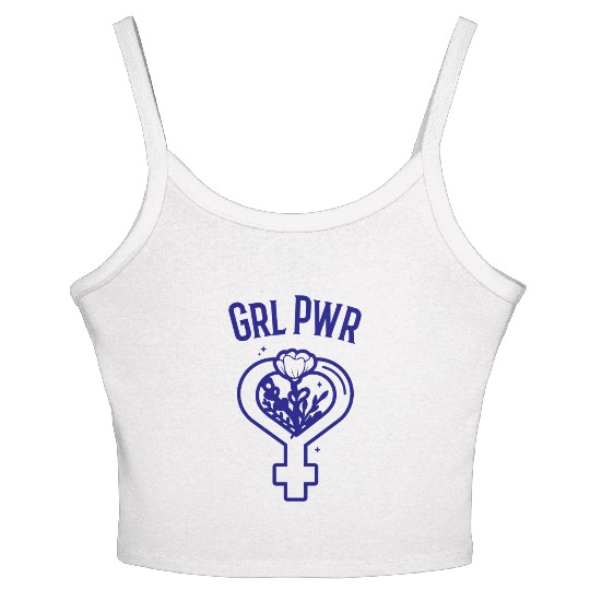 Girl Power. Women's Empowerment Women's Spaghetti Strap Tank Top