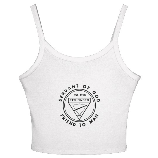 Servant of God Friend to Man Adventist Pathfinder Women's Spaghetti Strap Tank Top