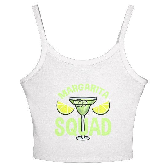 Margarita Squad For Margarita Lover Women's Spaghetti Strap Tank Top