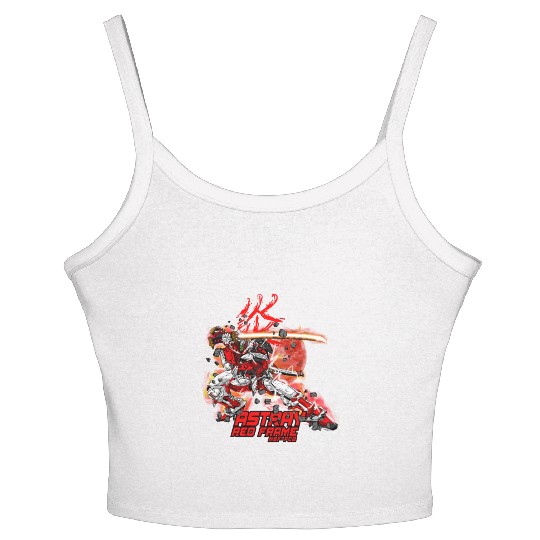 ASTRAY RED FRAME GUNDAM Women's Spaghetti Strap Tank Top