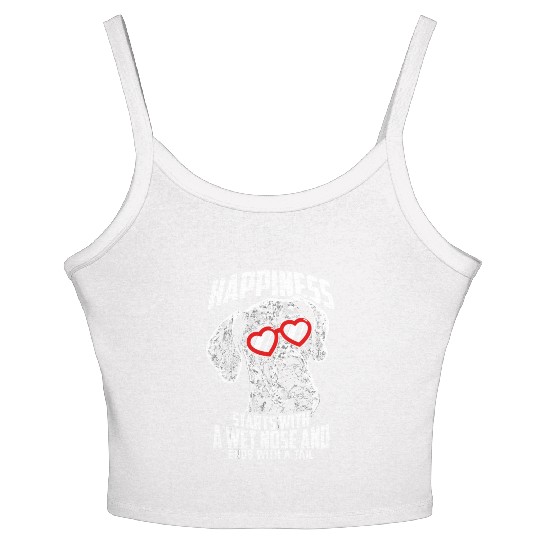 Hap Ess Starts Cute Great Dane Women's Spaghetti Strap Tank Top