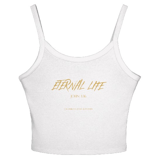 Eternal life John 3:16 Women's Spaghetti Strap Tank Top