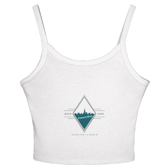 Ironworker Badge Ironworkers Women's Spaghetti Strap Tank Top