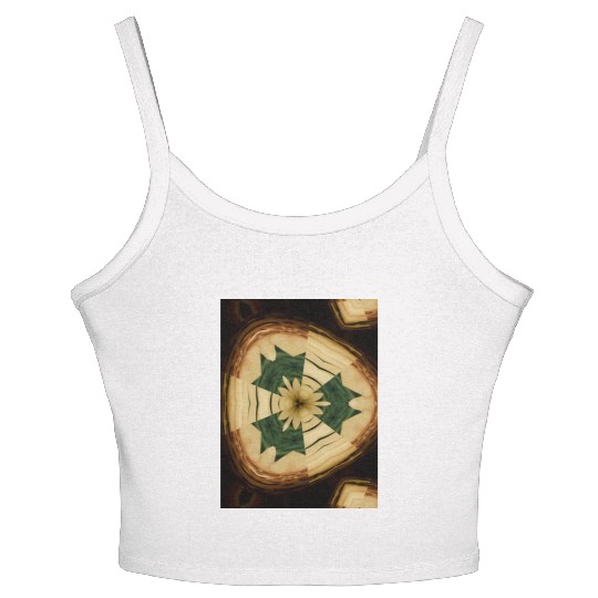 Woody Flower Women's Spaghetti Strap Tank Top