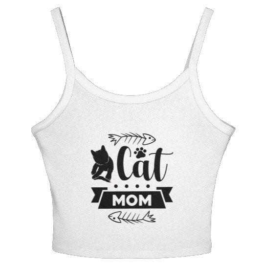 Best Cat Mom Women's Spaghetti Strap Tank Top