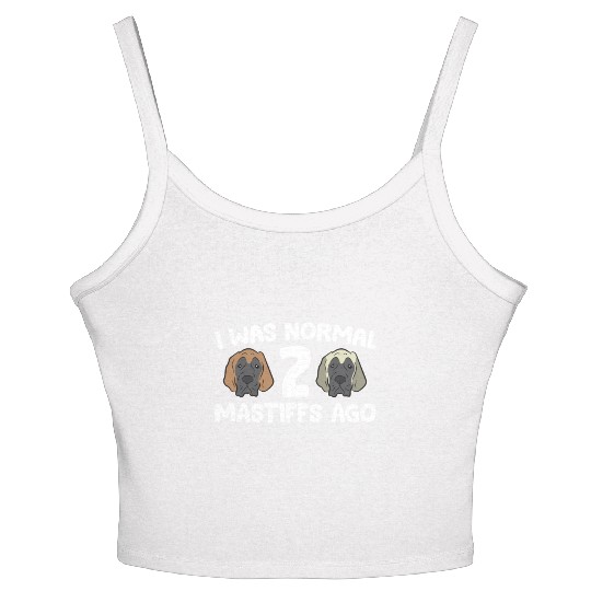 I Was Normal 2 Mastiffs Ago Cane Corso Mastiff Women's Spaghetti Strap Tank Top