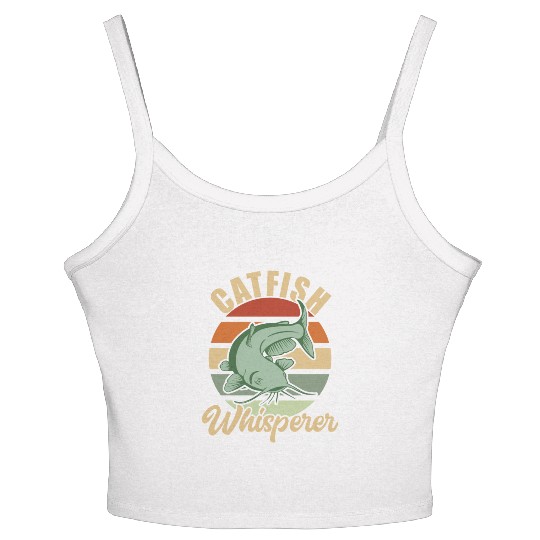 Catfish Whisperer - Wels Catfish Hunter Women's Spaghetti Strap Tank Top