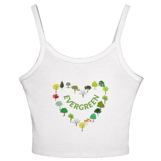EVERGREEN Women's Spaghetti Strap Tank Top