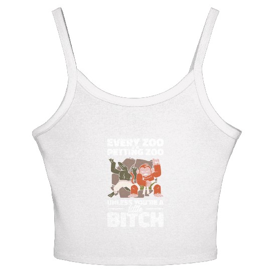 Zookeeper Petting Wildlife Zookeeping Nature Women's Spaghetti Strap Tank Top