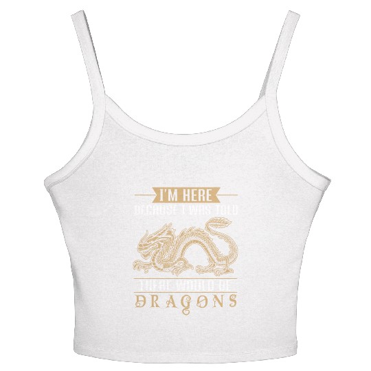 Men Boys Medieval Dragon Lover Women's Spaghetti Strap Tank Top