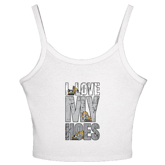 Operating Engineer Heavy Equipment Operators Gifts Women's Spaghetti Strap Tank Top