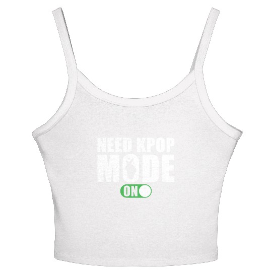 Need Kpop Mode on Women's Spaghetti Strap Tank Top