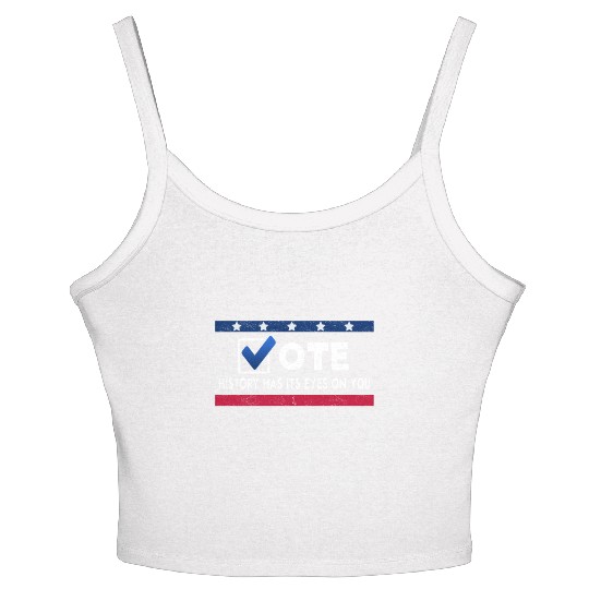 History Has Its Eyes On You Vote 2022 Voter Women's Spaghetti Strap Tank Top