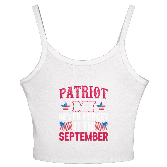 9/11 Patriot Day USA, Patriot Day, Never Forget Women's Spaghetti Strap Tank Top