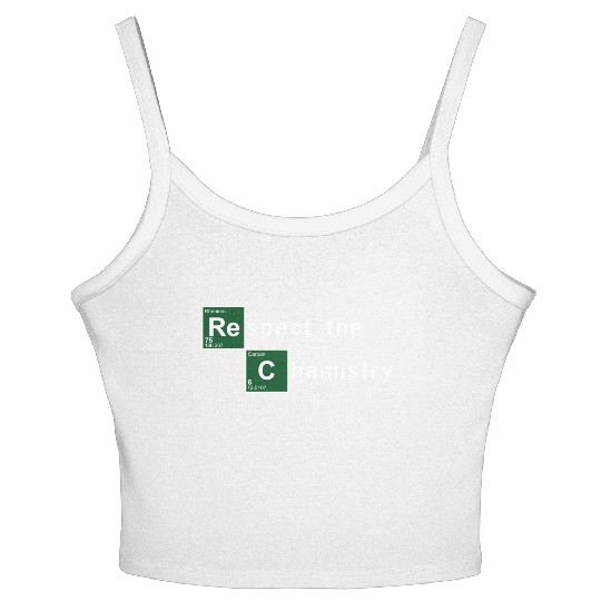 Respect the Chemistry Breaking Bad Women's Spaghetti Strap Tank Top