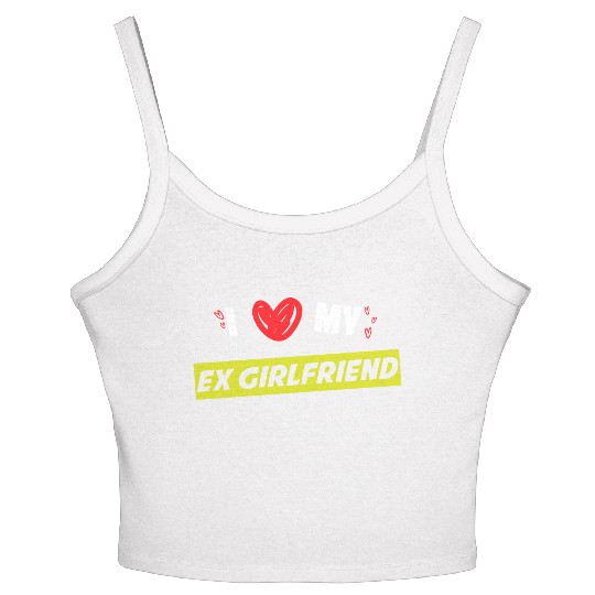 I Love My Ex-Girlfriend, Love memories, Valentine Women's Spaghetti Strap Tank Top