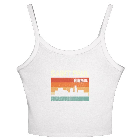 Saint Paul Minnesota Women's Spaghetti Strap Tank Top