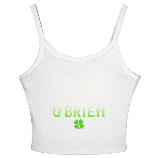 Wicked Smaht O'Brien Clan Boston Irish Slang Women's Spaghetti Strap Tank Top