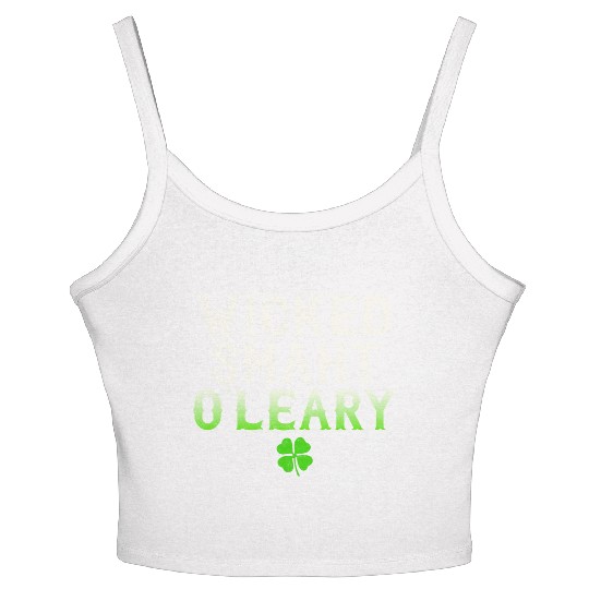 Wicked Smaht O'Leary Clan Boston Irish Slang Women's Spaghetti Strap Tank Top