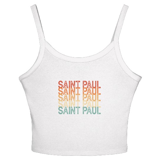 Saint Paul Minnesota Women's Spaghetti Strap Tank Top