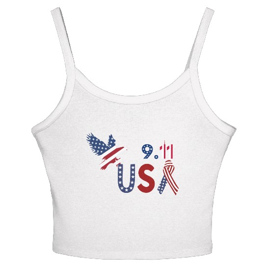 Patriot Day 9.11 Women's Spaghetti Strap Tank Top