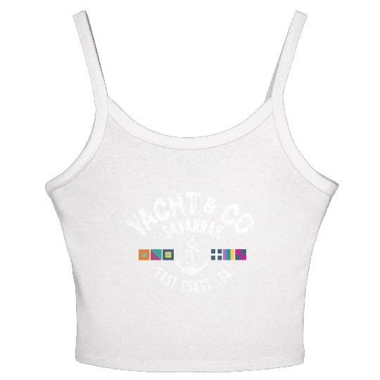 Yacht Co Savannah East Coast GA Women's Spaghetti Strap Tank Top