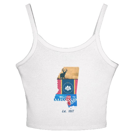Mississippi Women's Spaghetti Strap Tank Top