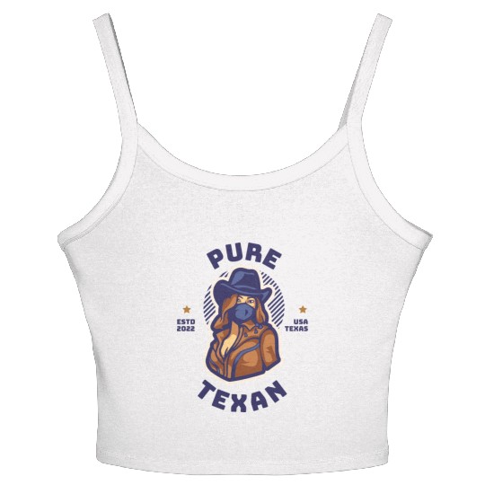 Pure Texan - Texas lover Women's Spaghetti Strap Tank Top