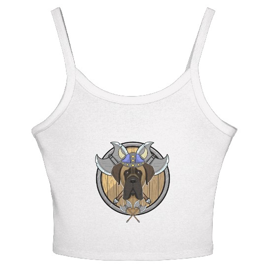 Mastiff I Valhalla I Viking Women's Spaghetti Strap Tank Top