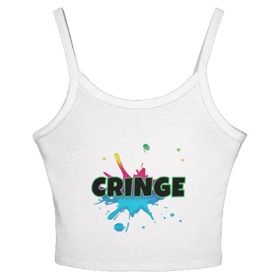 CRINGE Women's Spaghetti Strap Tank Top