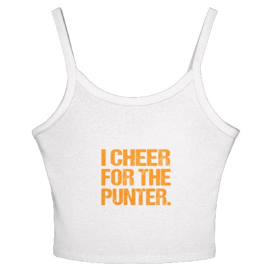 I Cheer For The Punter 2022 Women's Spaghetti Strap Tank Top