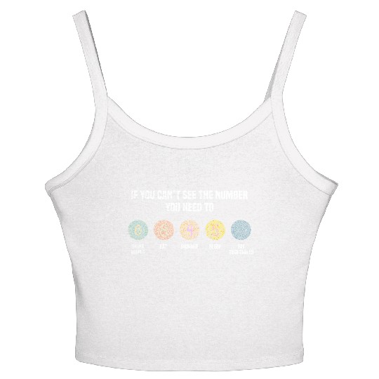 Ishihara Numbers - Eat Vegetables Women's Spaghetti Strap Tank Top