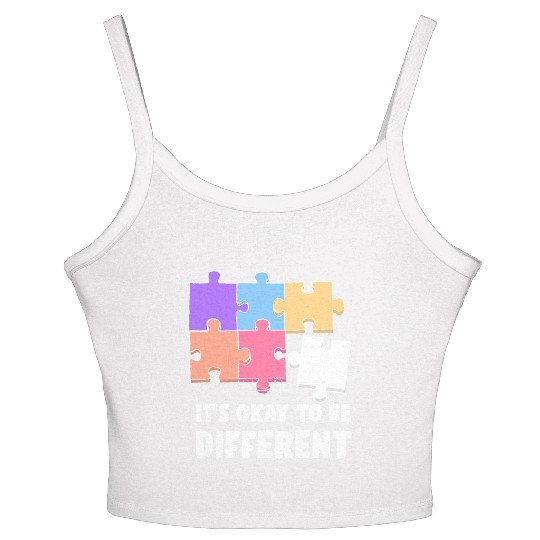 Funny Autism Teacher Women's Spaghetti Strap Tank Top