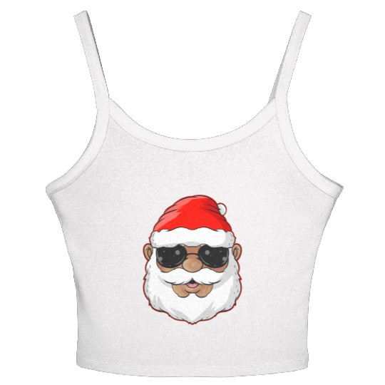 Afro american toddler Black History Month Women's Spaghetti Strap Tank Top