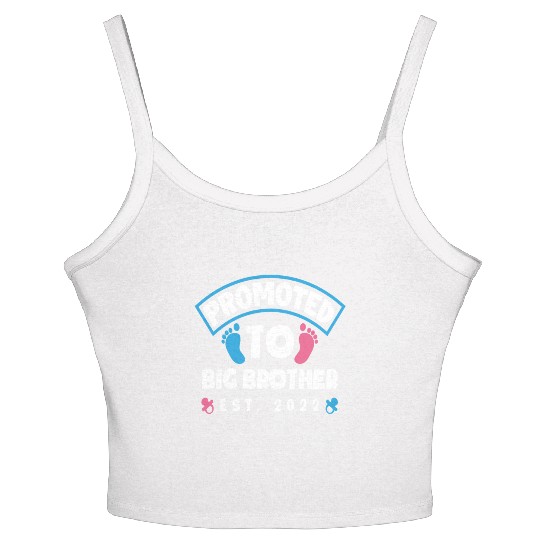 Brothers Child Offspring Pregnancy Son 2022 Women's Spaghetti Strap Tank Top