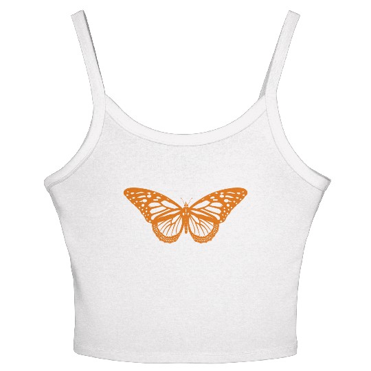 Monarch Butterfly Solo Knockout Women's Spaghetti Strap Tank Top