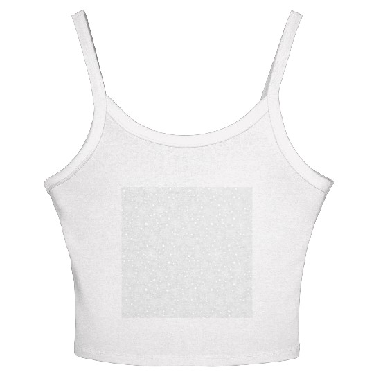 Light Grey Snowflakes Pattern Women's Spaghetti Strap Tank Top
