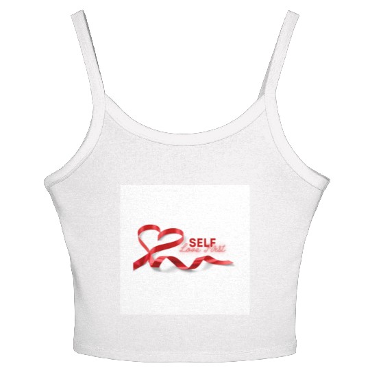 SElf love first Women's Spaghetti Strap Tank Top
