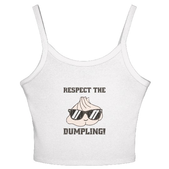 Respect the dumpling - japan Women's Spaghetti Strap Tank Top