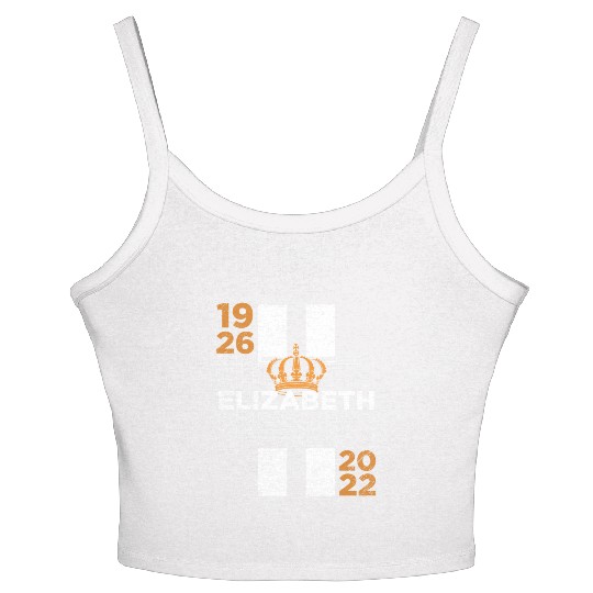United Kingdom Monarch Her Majesty Queen Elizabeth Women's Spaghetti Strap Tank Top