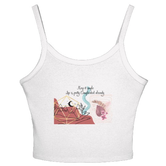 Keep it simple Women's Spaghetti Strap Tank Top