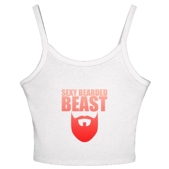 Sexy Bearded Beast 2 Women's Spaghetti Strap Tank Top