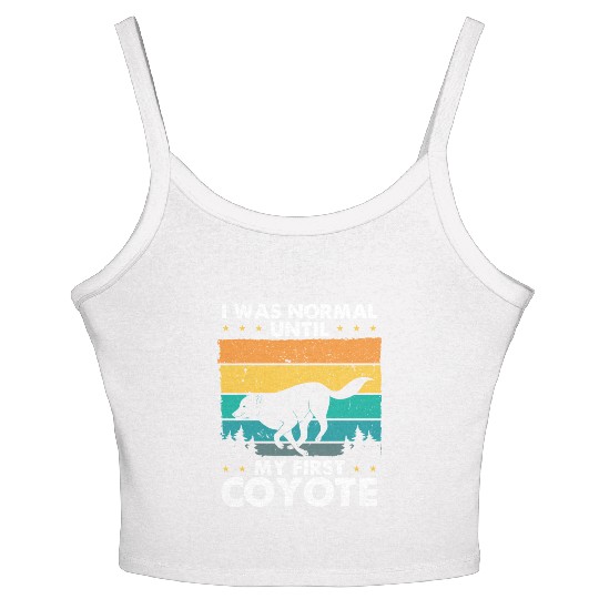 Coyote Trapping Coyote Hunting Yote Hunting Gift Women's Spaghetti Strap Tank Top