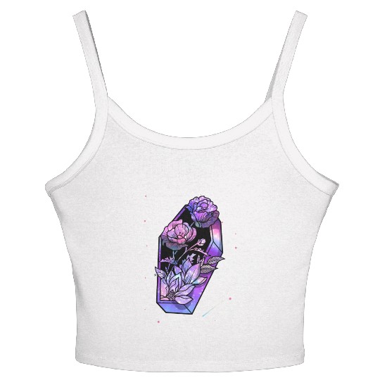 Coffin of Roses Women's Spaghetti Strap Tank Top