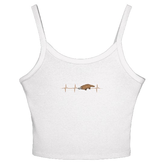 Platypus Heartbeat Women's Spaghetti Strap Tank Top