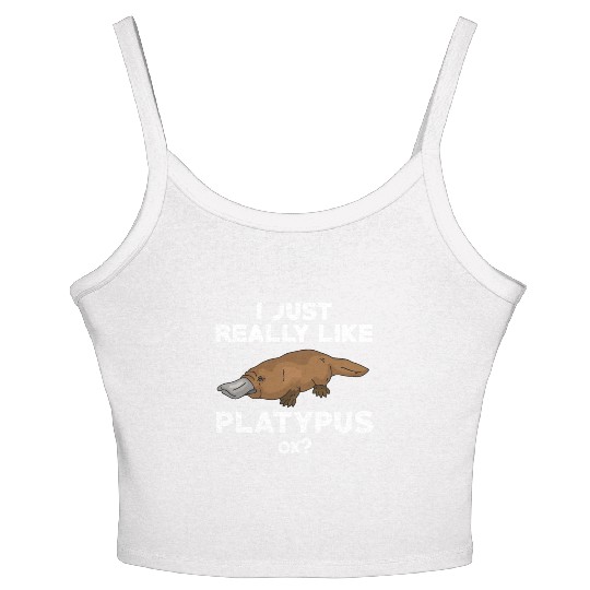 Funny Platypus Lover Women's Spaghetti Strap Tank Top
