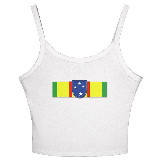 Ribbon Vietnam VCM 23rd Infantry Division Women's Spaghetti Strap Tank Top