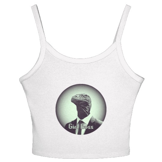 Girl Boss Women's Spaghetti Strap Tank Top